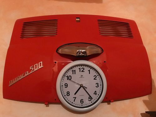 Fiat 500 wall clock